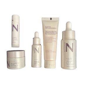 Brand New In Package! Nulastin LUXE Travel Kit For Hair & Skin!